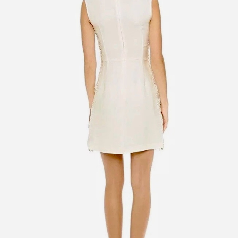 Tory Burch Merida Lace Floral Dress Ivory Sz. 2 - Picture 9 of 14